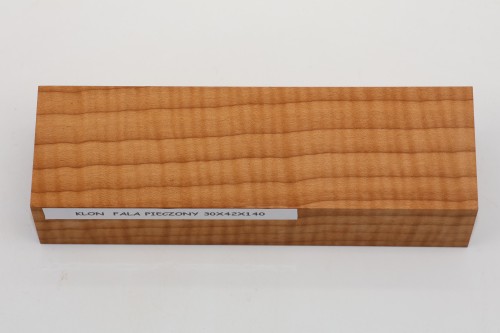 Klon pieczony fala Baked Maple Flame drewno na rękojeść noża wood for knife