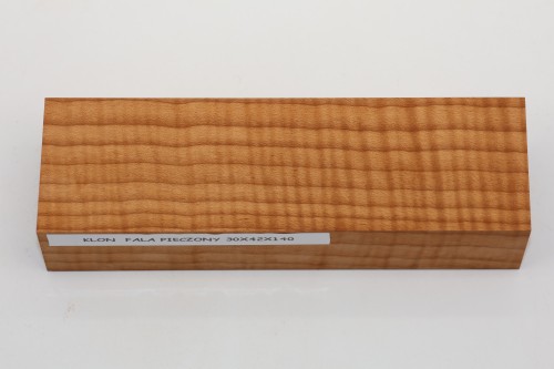Klon pieczony fala Baked Maple Flame drewno na rękojeść noża wood for knife