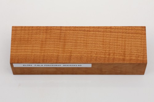Klon pieczony fala Baked Maple Flame drewno na rękojeść noża wood for knife