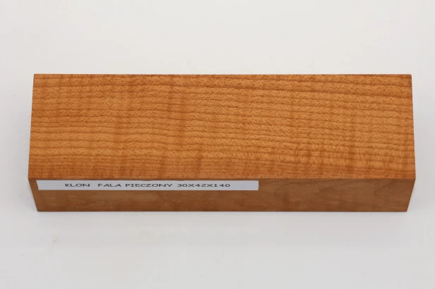 Klon pieczony fala Baked Maple Flame drewno na rękojeść noża wood for knife
