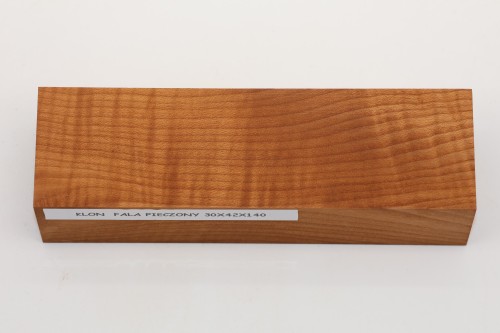 Klon pieczony fala Baked Maple Flame drewno na rękojeść noża wood for knife