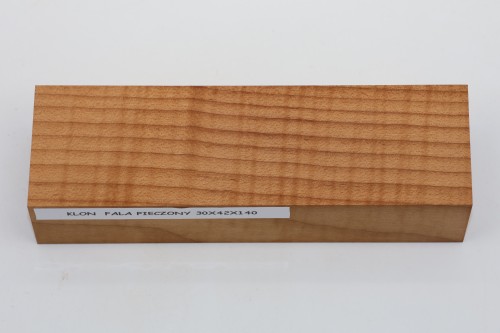 Klon pieczony fala Baked Maple Flame drewno na rękojeść noża wood for knife