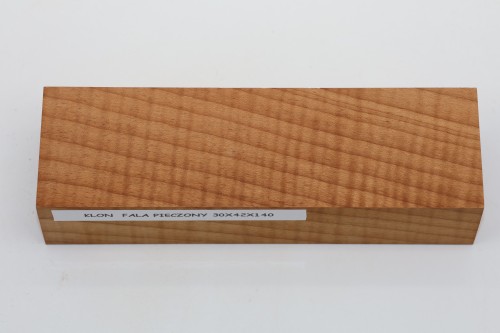 Klon pieczony fala Baked Maple Flame drewno na rękojeść noża wood for knife