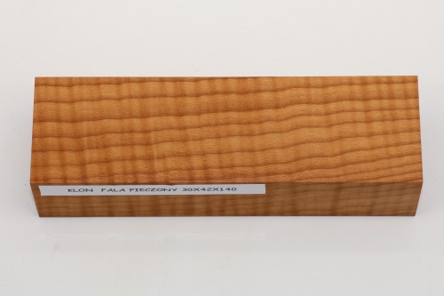 Klon pieczony fala Baked Maple Flame drewno na rękojeść noża wood for knife
