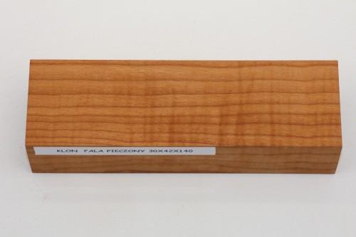 Klon pieczony fala Baked Maple Flame drewno na rękojeść noża wood for knife
