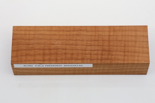 Klon pieczony fala Baked Maple Flame drewno na rękojeść noża wood for knife