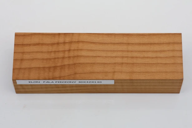 Klon pieczony fala Baked Maple Flame drewno na rękojeść noża wood for knife