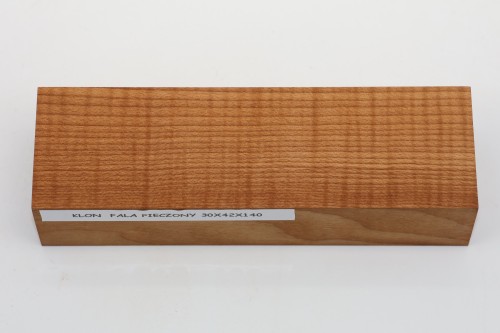 Klon pieczony fala Baked Maple Flame drewno na rękojeść noża wood for knife