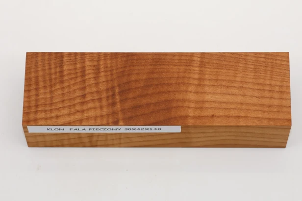 Klon pieczony fala Baked Maple Flame drewno na rękojeść noża wood for knife