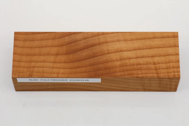 Klon pieczony fala Baked Maple Flame drewno na rękojeść noża wood for knife