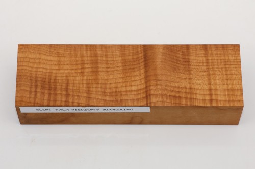 Klon pieczony fala Baked Maple Flame drewno na rękojeść noża wood for knife