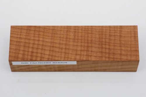 Klon pieczony fala Baked Maple Flame drewno na rękojeść noża wood for knife