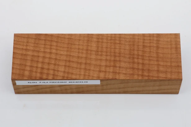 Klon pieczony fala Baked Maple Flame drewno na rękojeść noża wood for knife