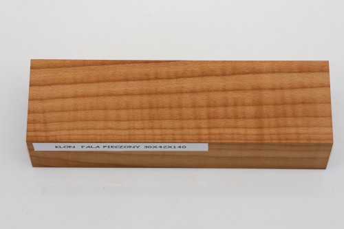 Klon pieczony fala Baked Maple Flame drewno na rękojeść noża wood for knife