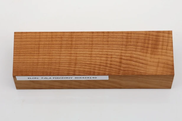 Klon pieczony fala Baked Maple Flame drewno na rękojeść noża wood for knife