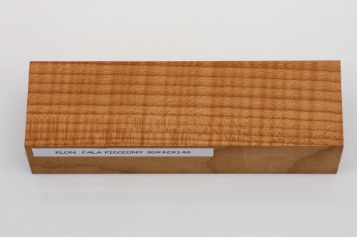 Klon pieczony fala Baked Maple Flame drewno na rękojeść noża wood for knife
