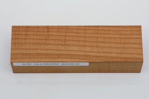 Klon pieczony fala Baked Maple Flame drewno na rękojeść noża wood for knife