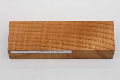 Klon pieczony fala Baked Maple Flame drewno na rękojeść noża wood for knife