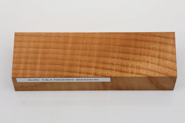 Klon pieczony fala Baked Maple Flame drewno na rękojeść noża wood for knife
