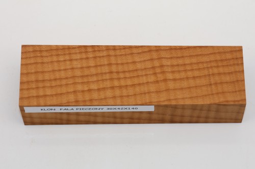 Klon pieczony fala Baked Maple Flame drewno na rękojeść noża wood for knife