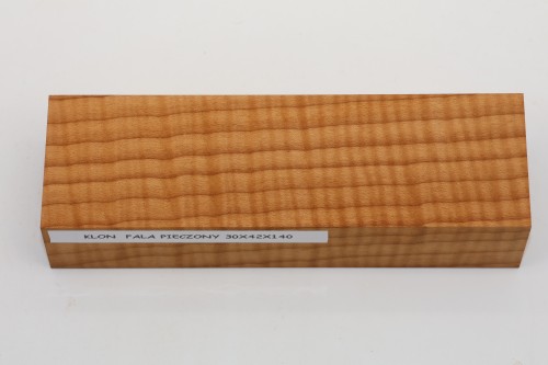 Klon pieczony fala Baked Maple Flame drewno na rękojeść noża wood for knife