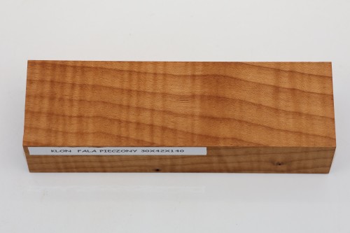 Klon pieczony fala Baked Maple Flame drewno na rękojeść noża wood for knife