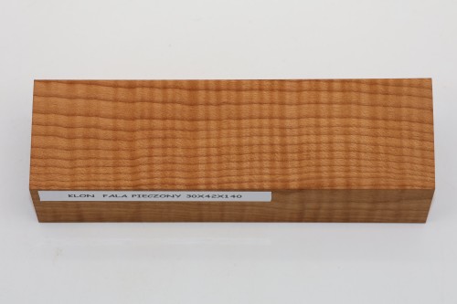 Klon pieczony fala Baked Maple Flame drewno na rękojeść noża wood for knife