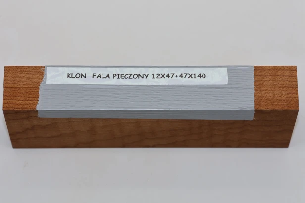 Klon pieczony fala Baked Maple Flame drewno na rękojeść noża okładki drewniane wood for knife