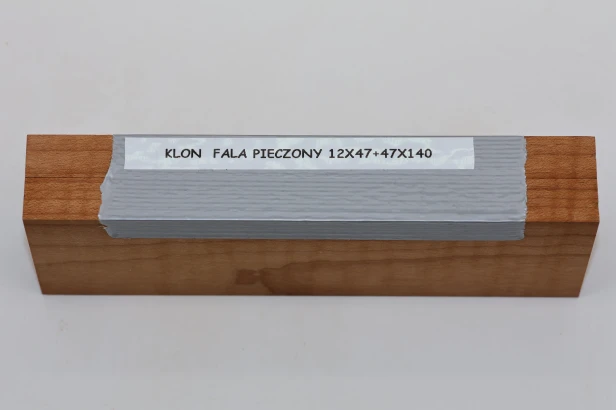 Klon pieczony fala Baked Maple Flame drewno na rękojeść noża okładki drewniane wood for knife