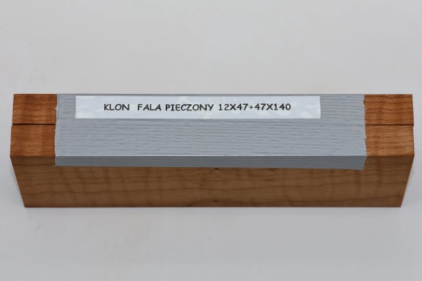 Klon pieczony fala Baked Maple Flame drewno na rękojeść noża okładki drewniane wood for knife
