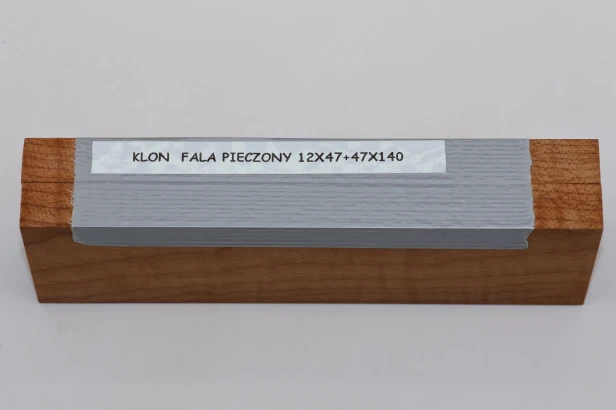 Klon pieczony fala Baked Maple Flame drewno na rękojeść noża okładki drewniane wood for knife