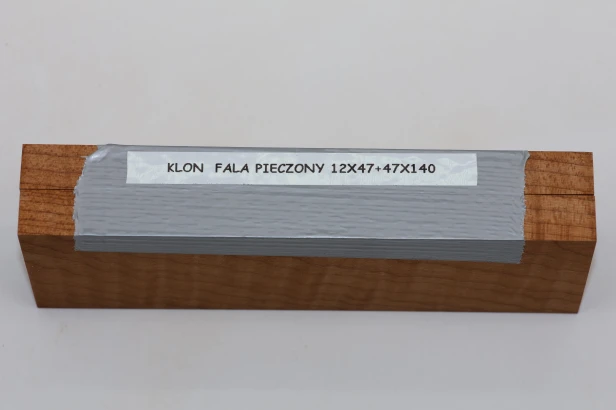 Klon pieczony fala Baked Maple Flame drewno na rękojeść noża okładki drewniane wood for knife