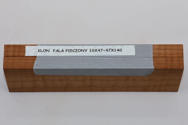 Klon pieczony fala Baked Maple Flame drewno na rękojeść noża okładki drewniane wood for knife