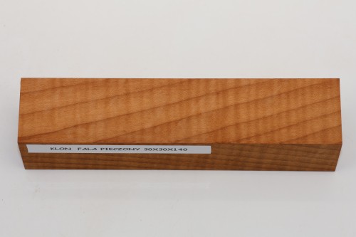Klon pieczony fala Baked Maple Flame drewno na biżuterię wood for jewelry