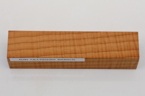 Klon pieczony fala Baked Maple Flame drewno na biżuterię wood for jewelry