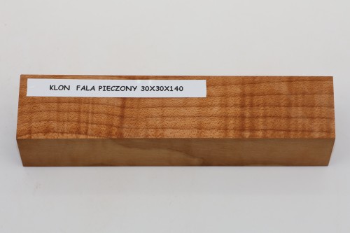 Klon pieczony fala Baked Maple Flame drewno na biżuterię wood for jewelry