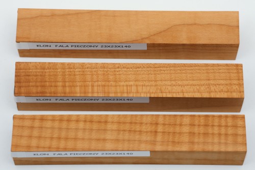 Klon pieczony fala Baked Maple Flame drewno do toczenia na długopis pen blank