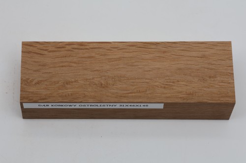 Dąb ostrolistny korkowy Holm Mediterranean Oak Cork drewno na rękojeść noża wood for knife