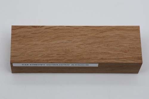 Dąb ostrolistny korkowy Holm Mediterranean Oak Cork drewno na rękojeść noża wood for knife