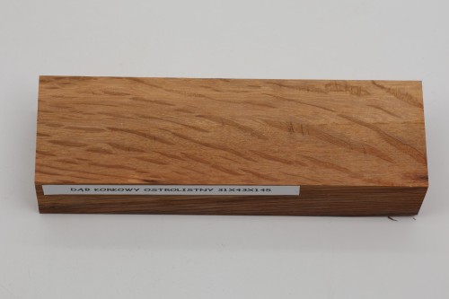 Dąb ostrolistny korkowy Holm Mediterranean Oak Cork drewno na rękojeść noża wood for knife