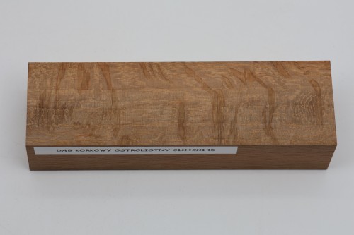 Dąb ostrolistny korkowy Holm Mediterranean Oak Cork drewno na rękojeść noża wood for knife