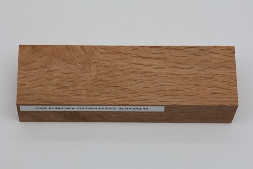 Dąb ostrolistny korkowy Holm Mediterranean Oak Cork drewno na rękojeść noża wood for knife
