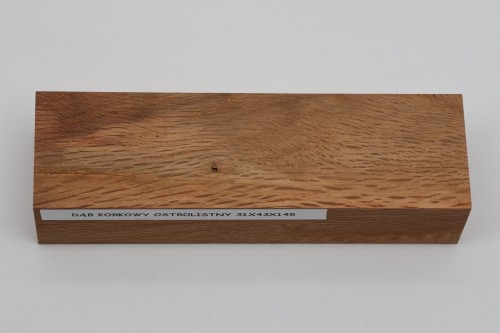 Dąb ostrolistny korkowy Holm Mediterranean Oak Cork drewno na rękojeść noża wood for knife
