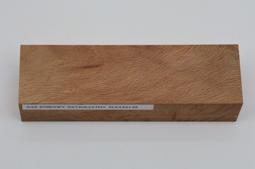 Dąb ostrolistny korkowy Holm Mediterranean Oak Cork drewno na rękojeść noża wood for knife