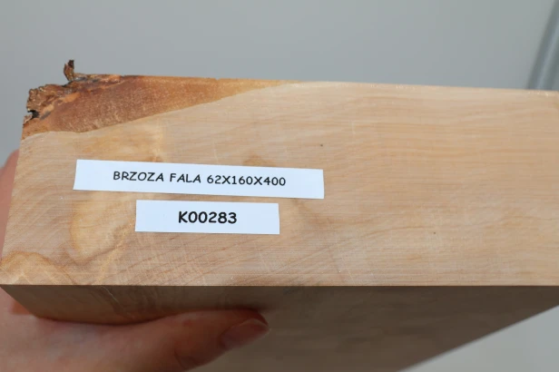 Brzoza fala Birch Flame drewno do toczenia kantówka wood for turning Timber