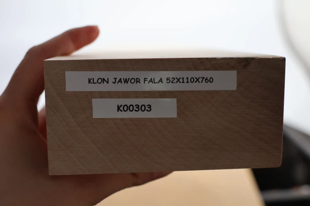Klon jawor fala Sycamore Maple Flame drewno do toczenia kantówka wood for turning Timber