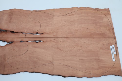 Gruszka Pearwood Pear drewniany top na gitarę guitar top