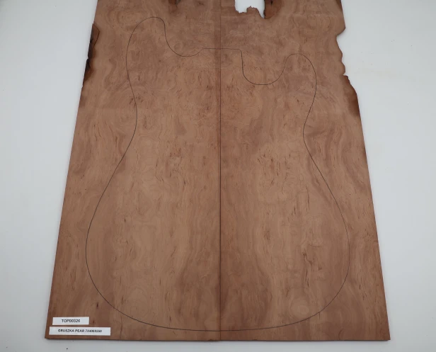 Gruszka Pearwood Pear drewniany top na gitarę guitar top