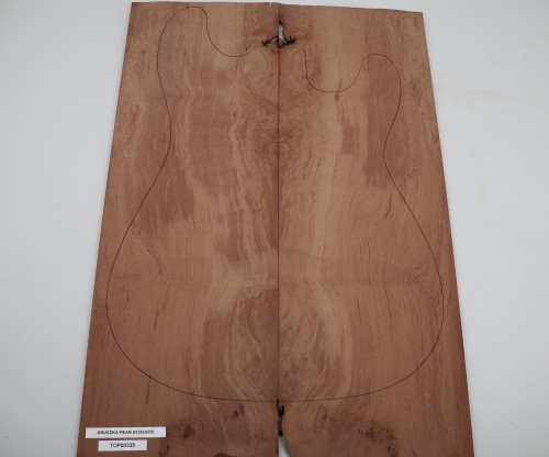 Gruszka Pearwood Pear drewniany top na gitarę guitar top