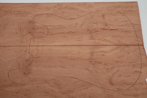 Gruszka Pearwood Pear drewniany top na gitarę guitar top